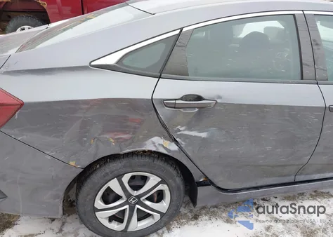 2017 Honda Civic Lx из США, поврежденный, VIN 19XFC2F57HE079136